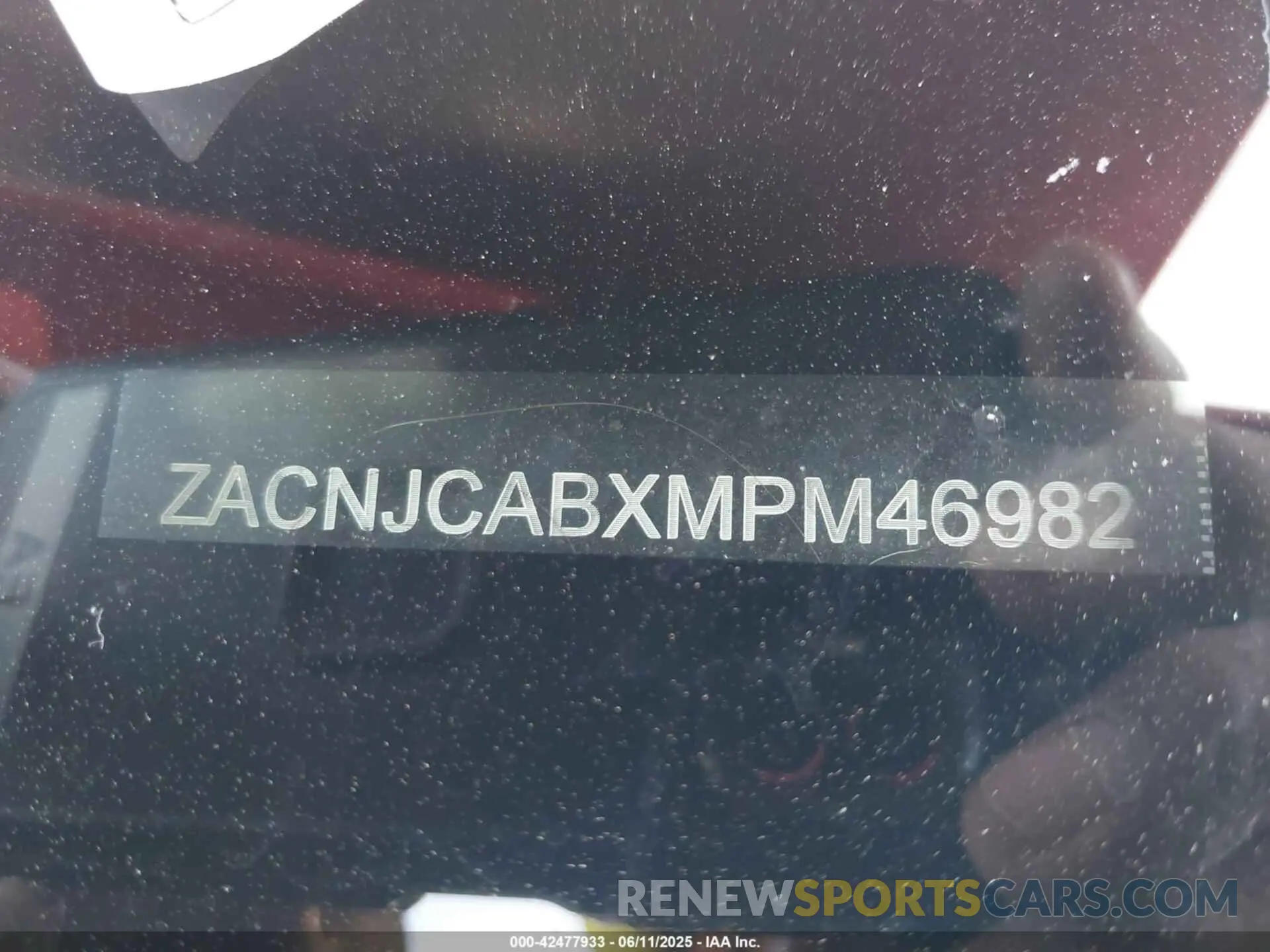 9 Photograph of a damaged car ZACNJCABXMPM46982 JEEP RENEGADE 2021