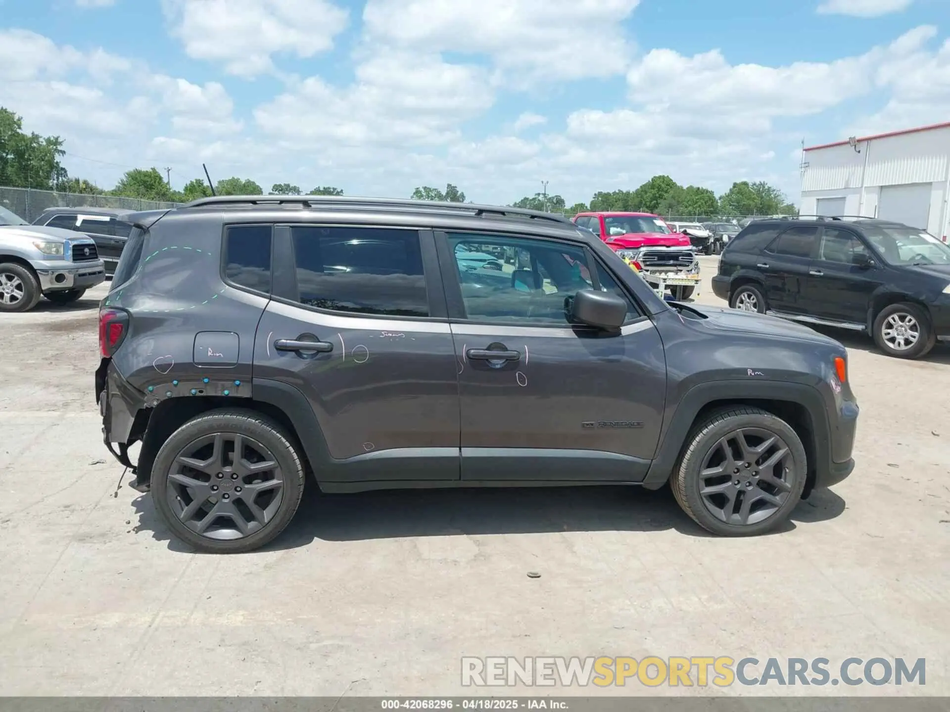 14 Photograph of a damaged car ZACNJCB13MPM31844 JEEP RENEGADE 2021