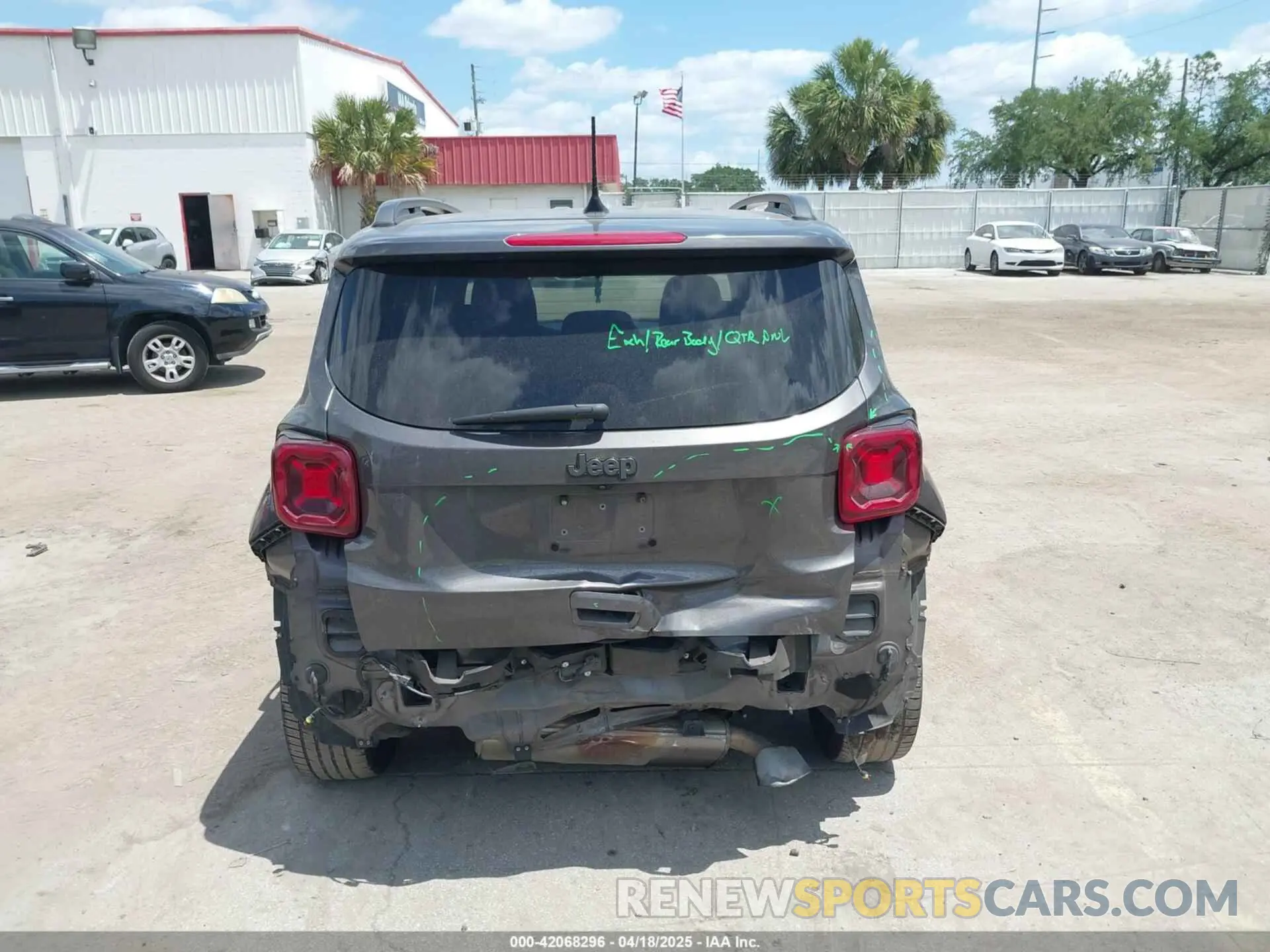 17 Photograph of a damaged car ZACNJCB13MPM31844 JEEP RENEGADE 2021