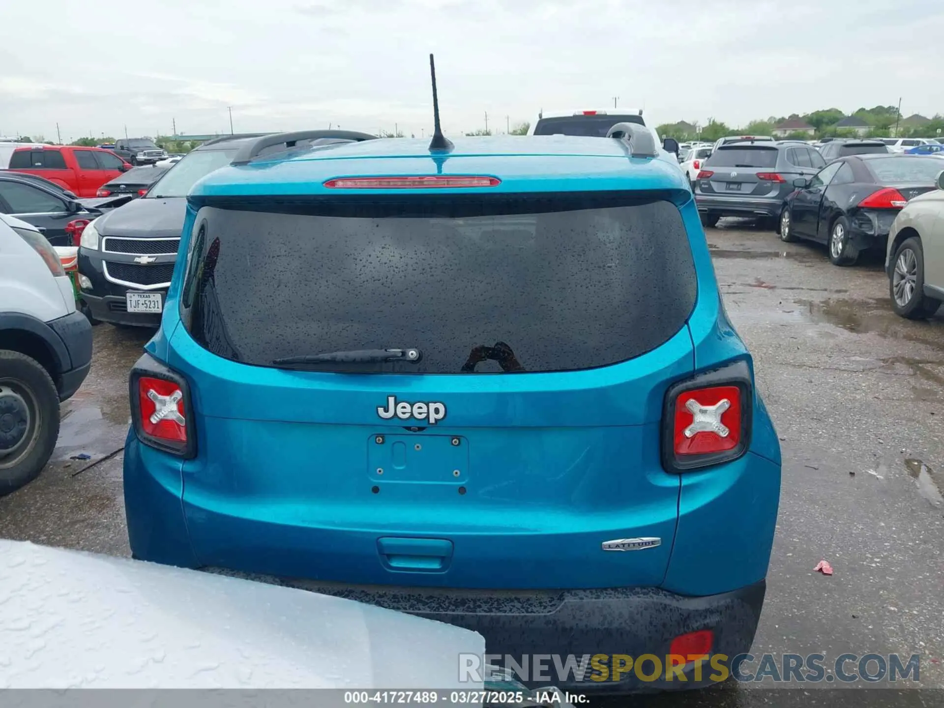 16 Photograph of a damaged car ZACNJCBB0MPM38811 JEEP RENEGADE 2021