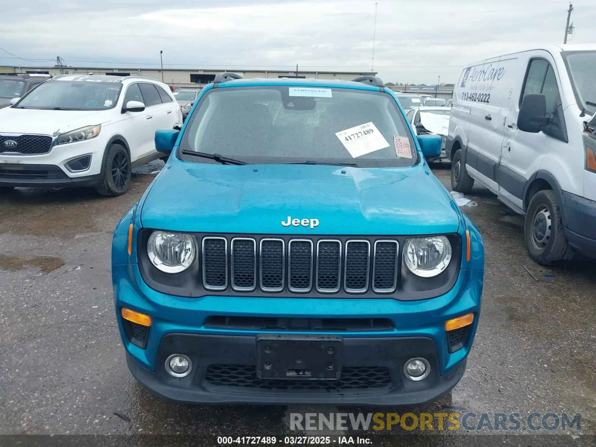 6 Photograph of a damaged car ZACNJCBB0MPM38811 JEEP RENEGADE 2021