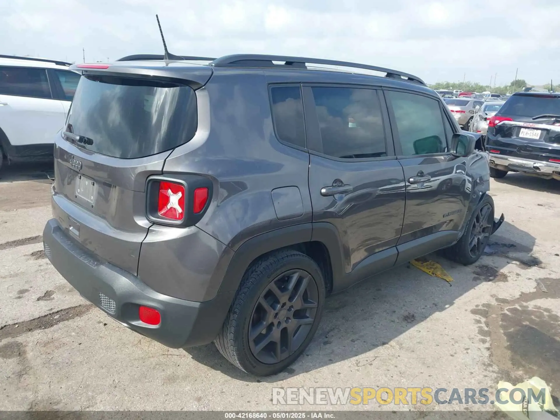 4 Photograph of a damaged car ZACNJCBB0MPM51753 JEEP RENEGADE 2021