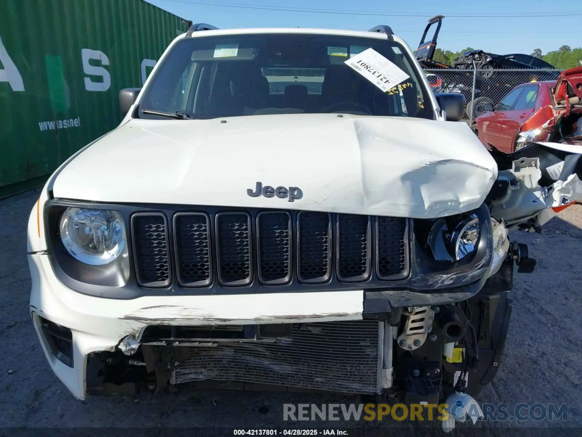 13 Photograph of a damaged car ZACNJCBB0MPM69573 JEEP RENEGADE 2021