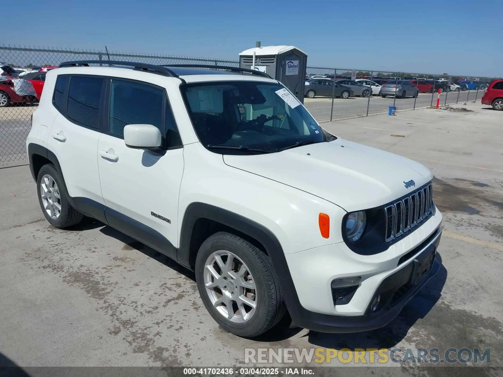 1 Фотография поврежденного автомобиля ZACNJCBB0MPM98300 JEEP RENEGADE 2021