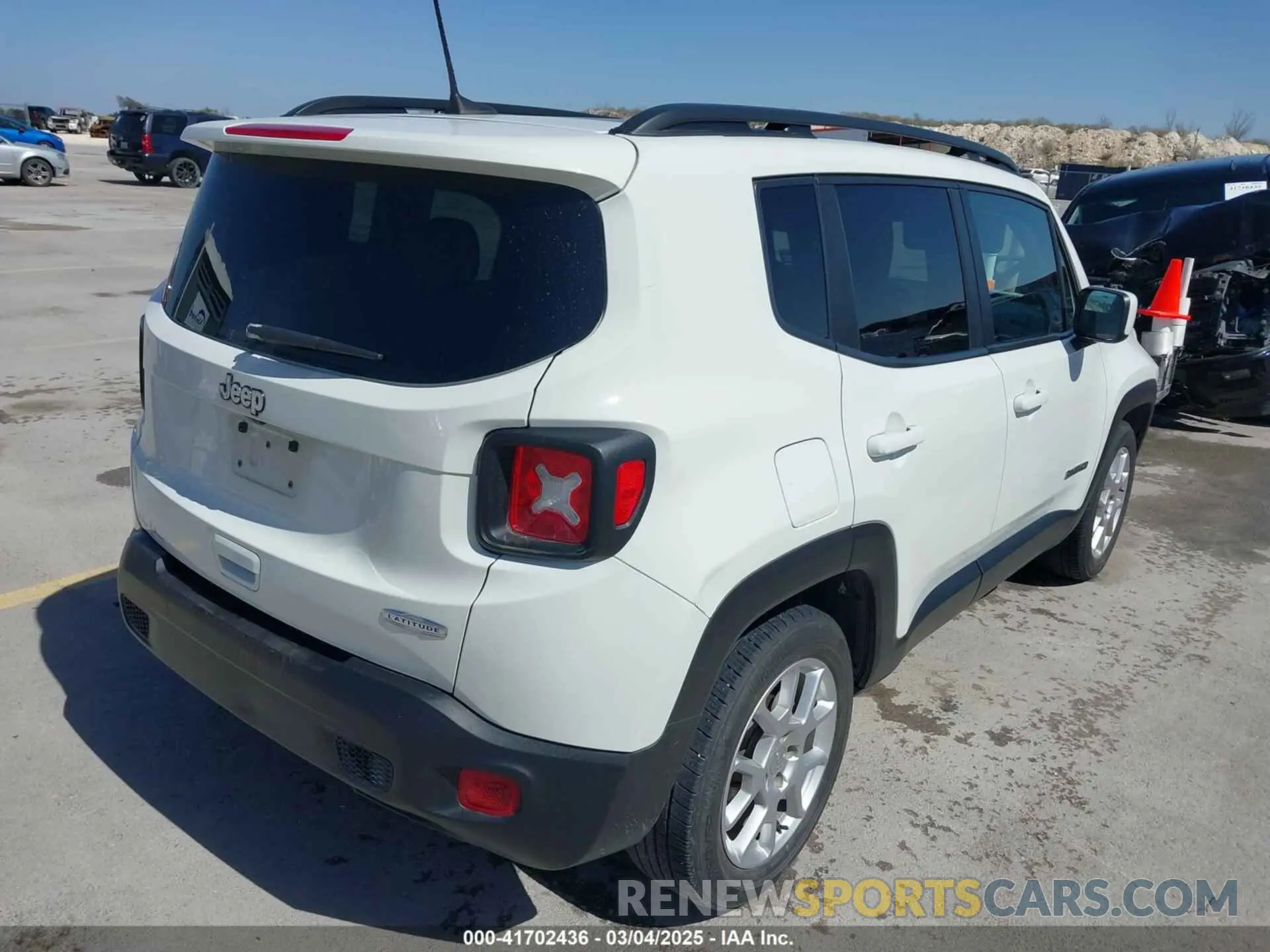 4 Фотография поврежденного автомобиля ZACNJCBB0MPM98300 JEEP RENEGADE 2021