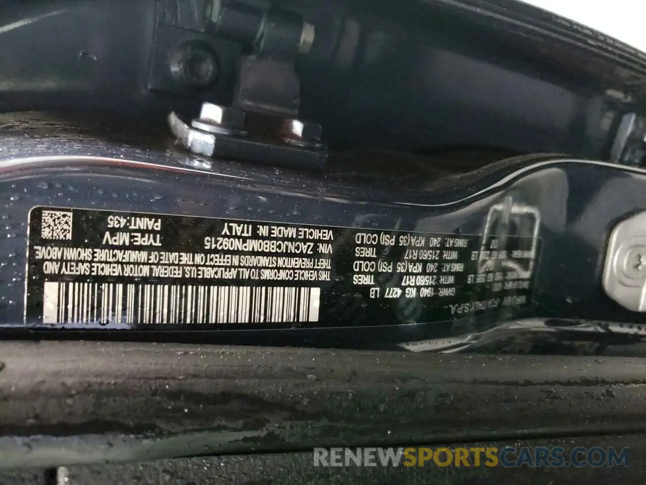 13 Фотография поврежденного автомобиля ZACNJCBB0MPN09215 JEEP RENEGADE 2021