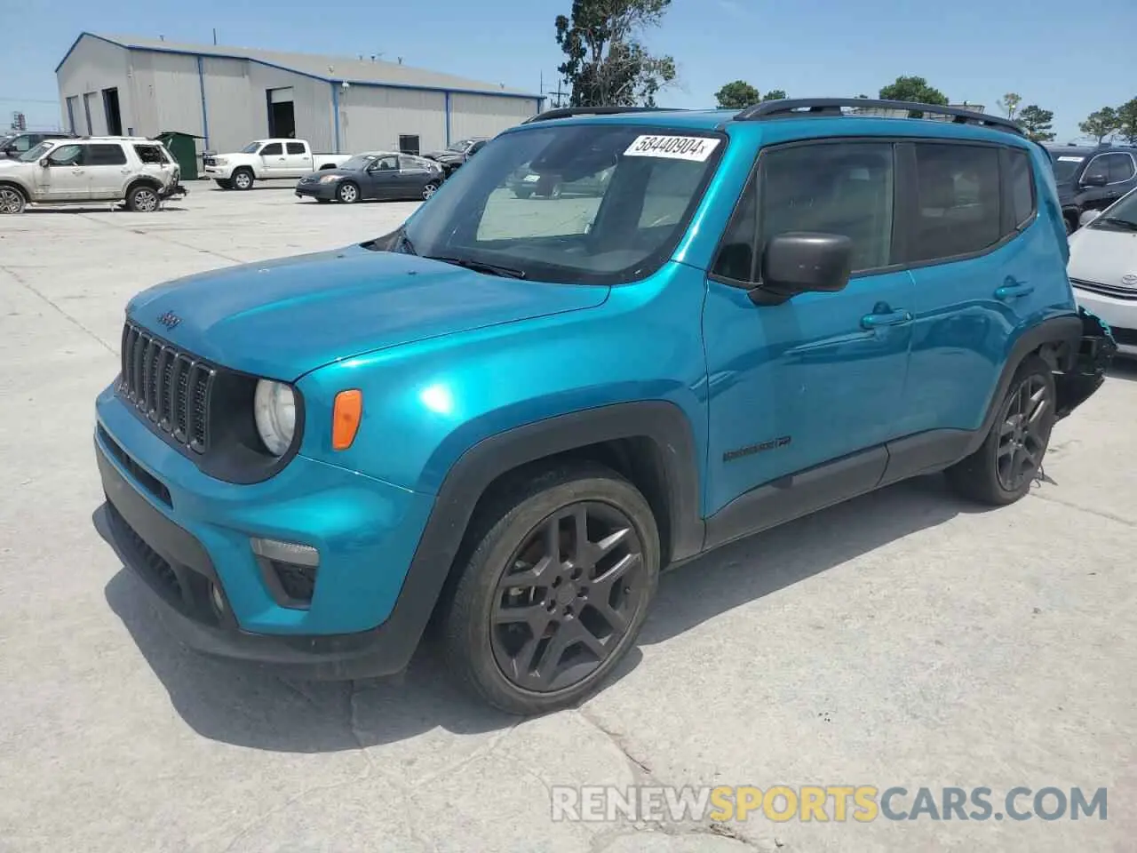 1 Photograph of a damaged car ZACNJCBB0MPN10266 JEEP RENEGADE 2021