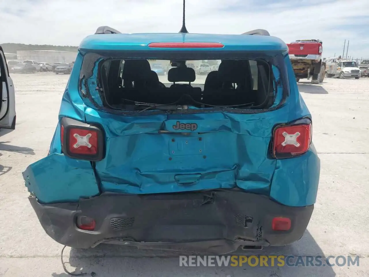 6 Photograph of a damaged car ZACNJCBB0MPN10266 JEEP RENEGADE 2021