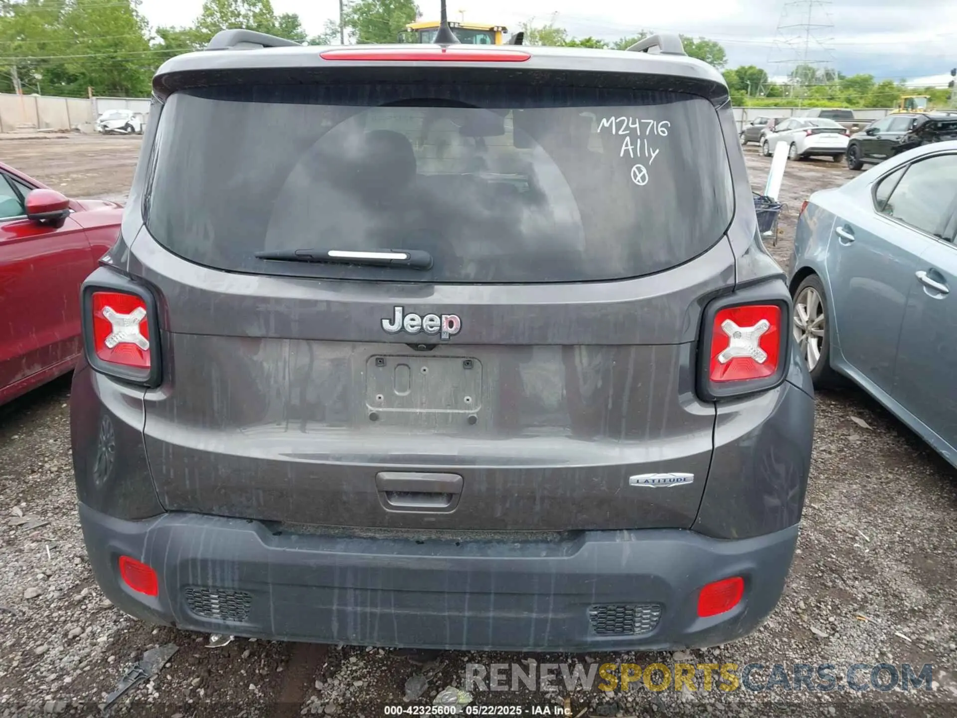 16 Photograph of a damaged car ZACNJCBB2MPM24716 JEEP RENEGADE 2021