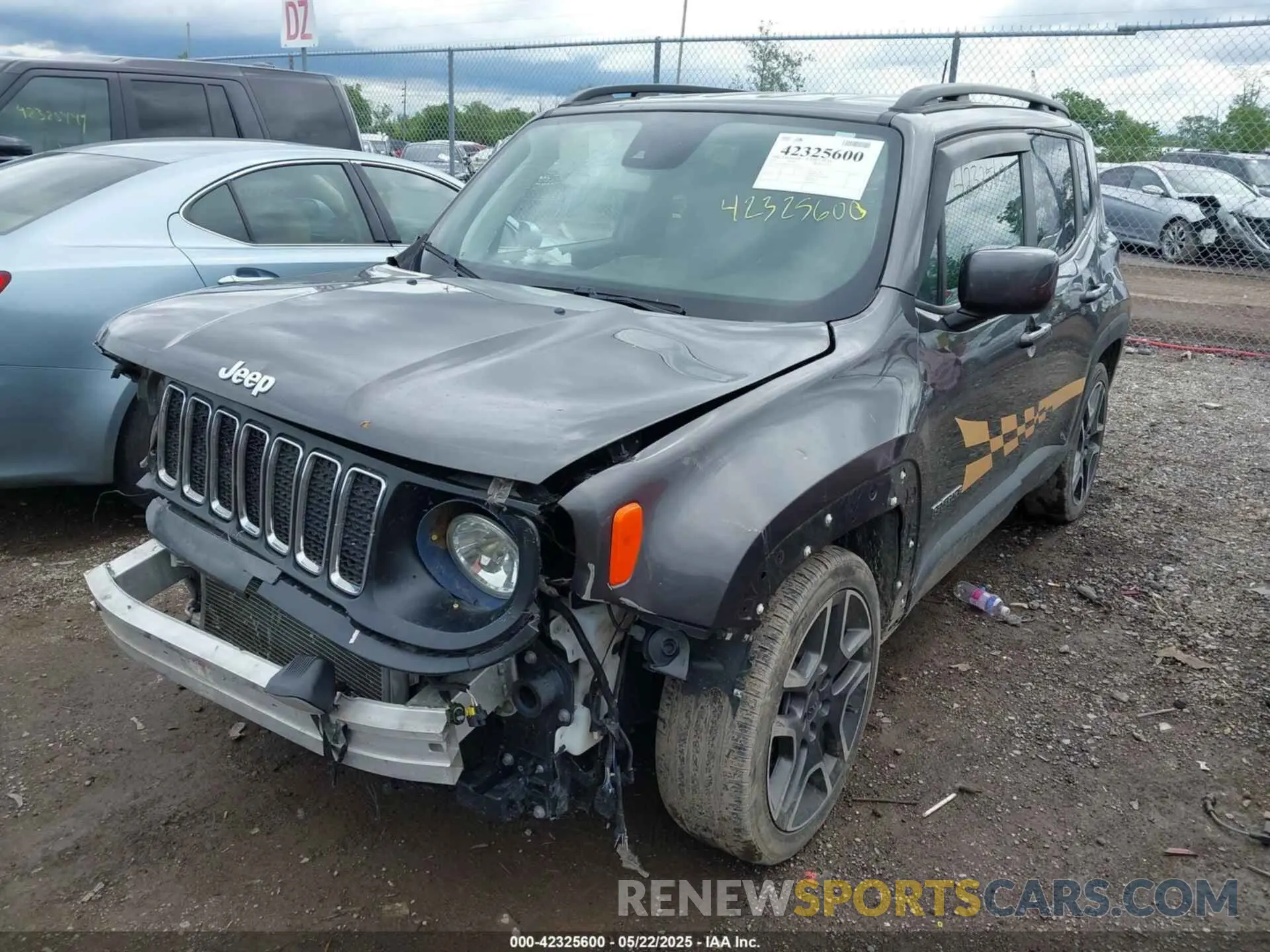 2 Photograph of a damaged car ZACNJCBB2MPM24716 JEEP RENEGADE 2021