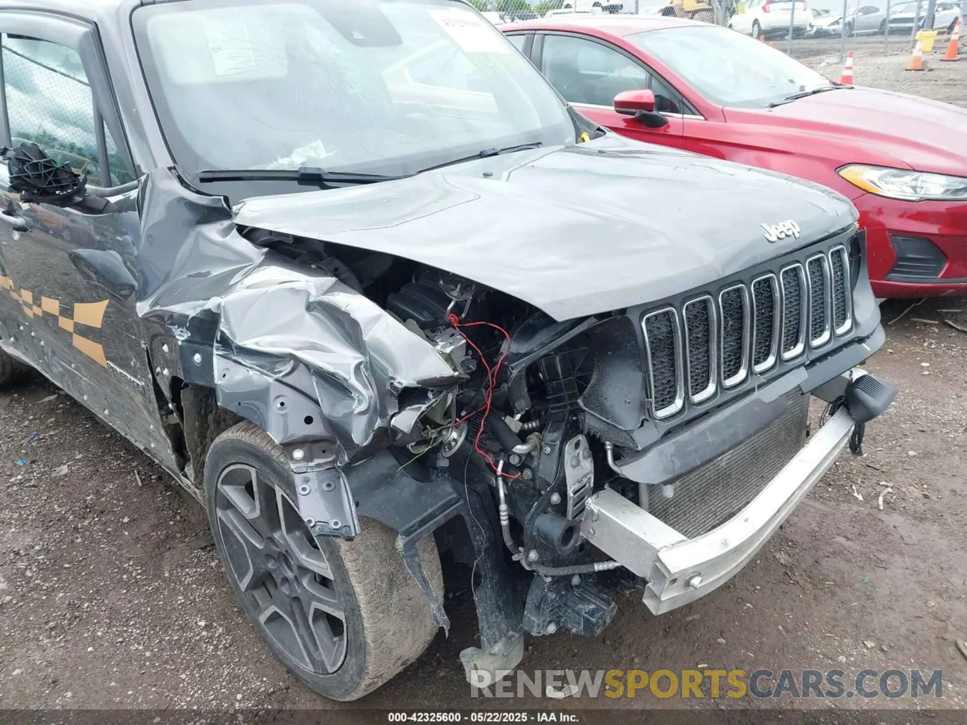 6 Photograph of a damaged car ZACNJCBB2MPM24716 JEEP RENEGADE 2021