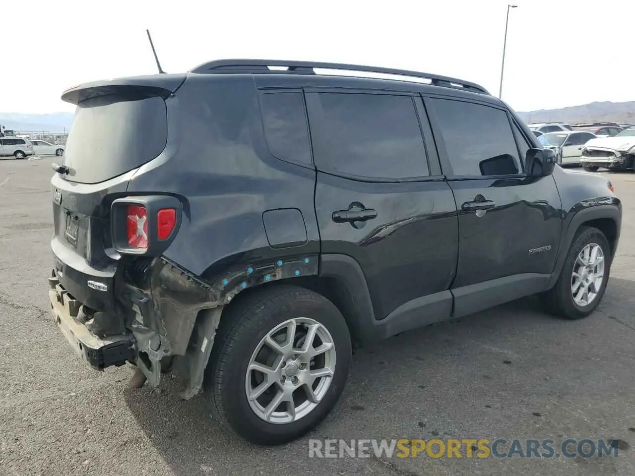3 Фотография поврежденного автомобиля ZACNJCBB2MPM95351 JEEP RENEGADE 2021