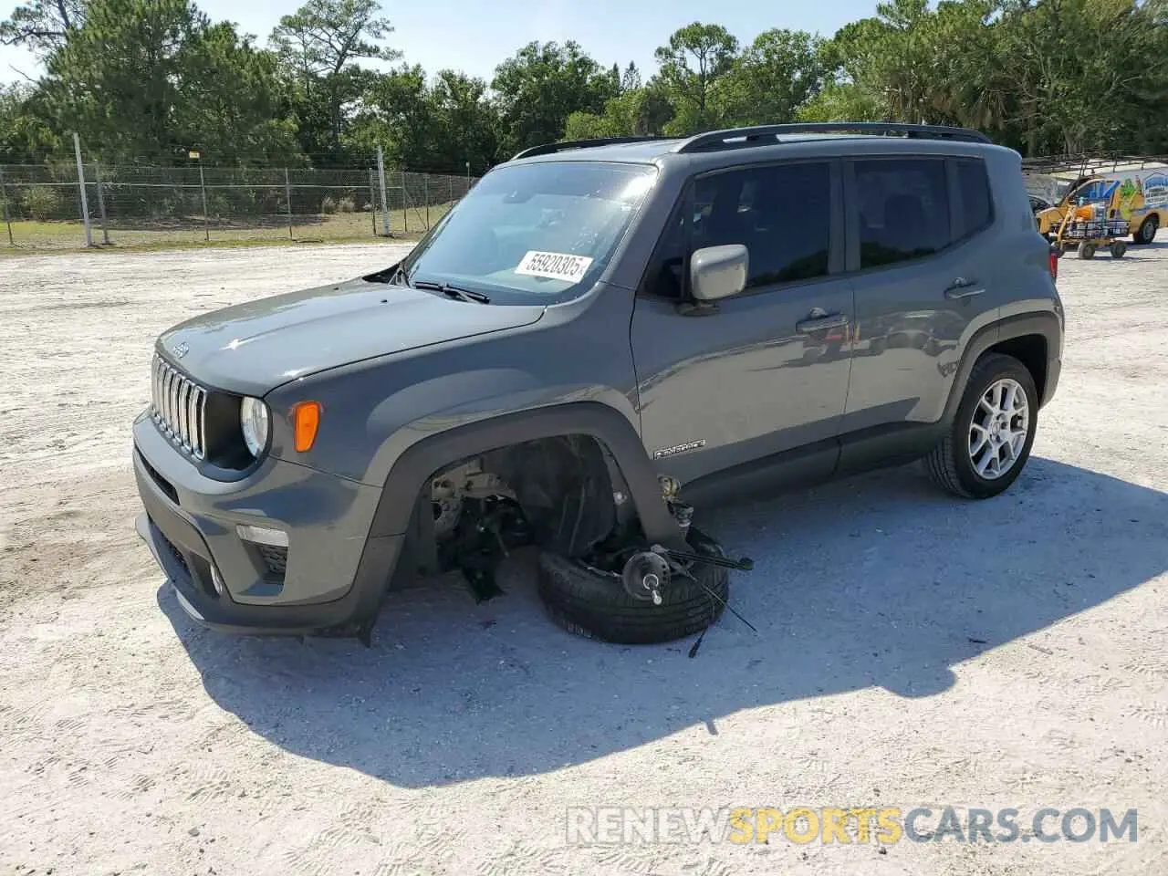 1 Фотография поврежденного автомобиля ZACNJCBB3MPM33876 JEEP RENEGADE 2021