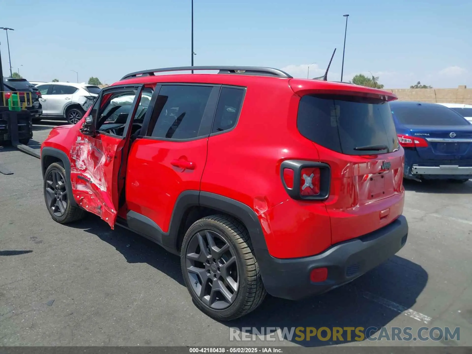 14 Photograph of a damaged car ZACNJCBB4MPM32798 JEEP RENEGADE 2021