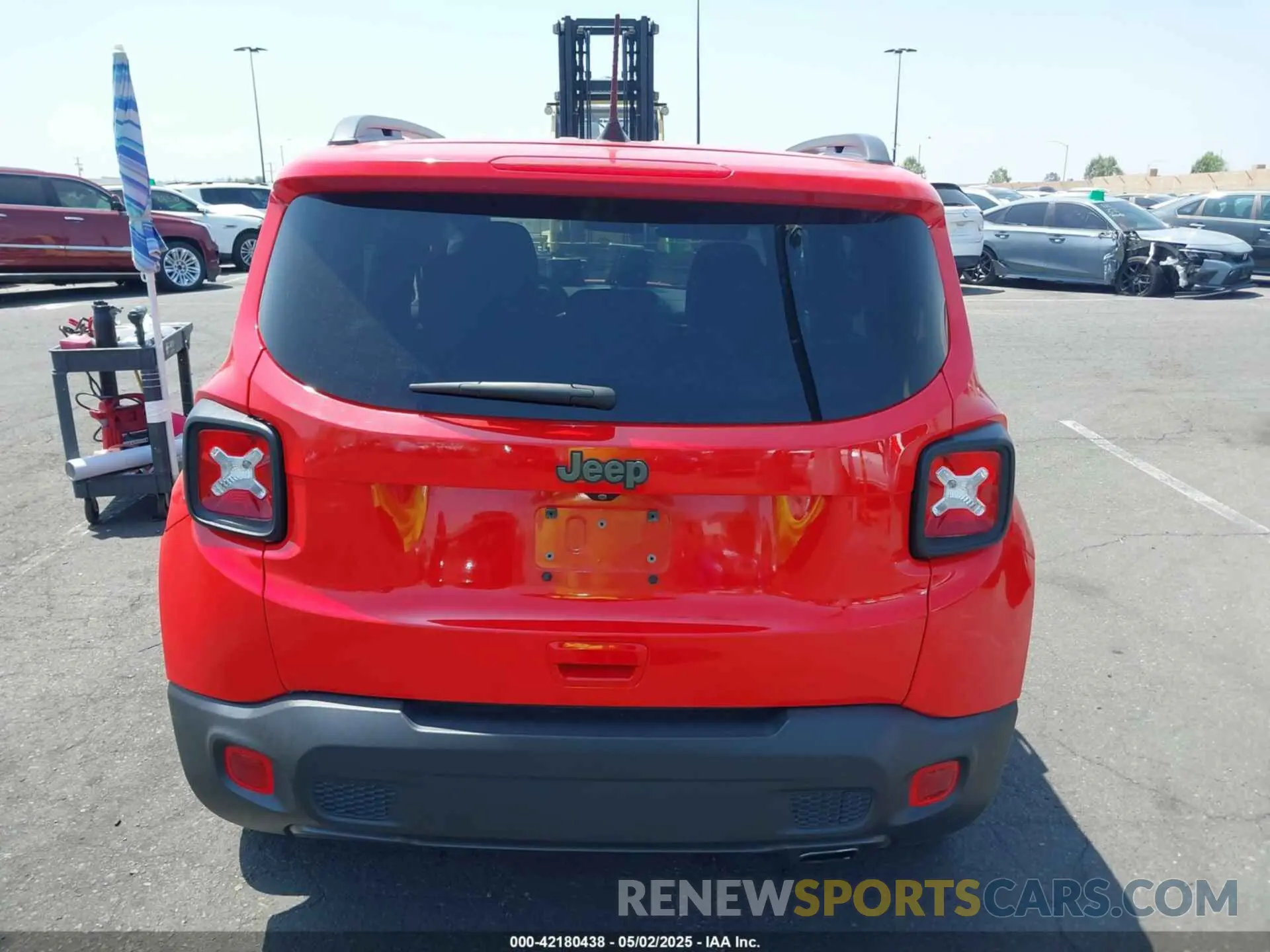 16 Photograph of a damaged car ZACNJCBB4MPM32798 JEEP RENEGADE 2021