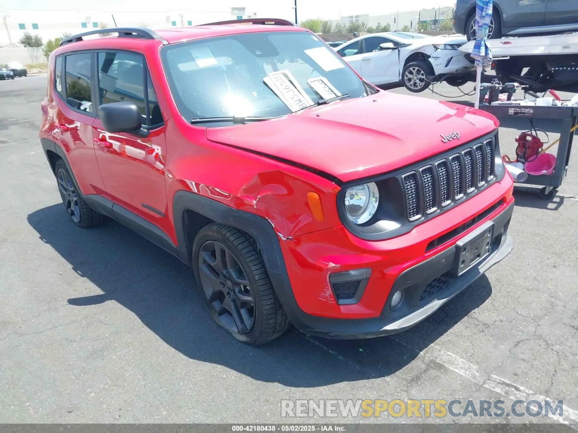 17 Photograph of a damaged car ZACNJCBB4MPM32798 JEEP RENEGADE 2021