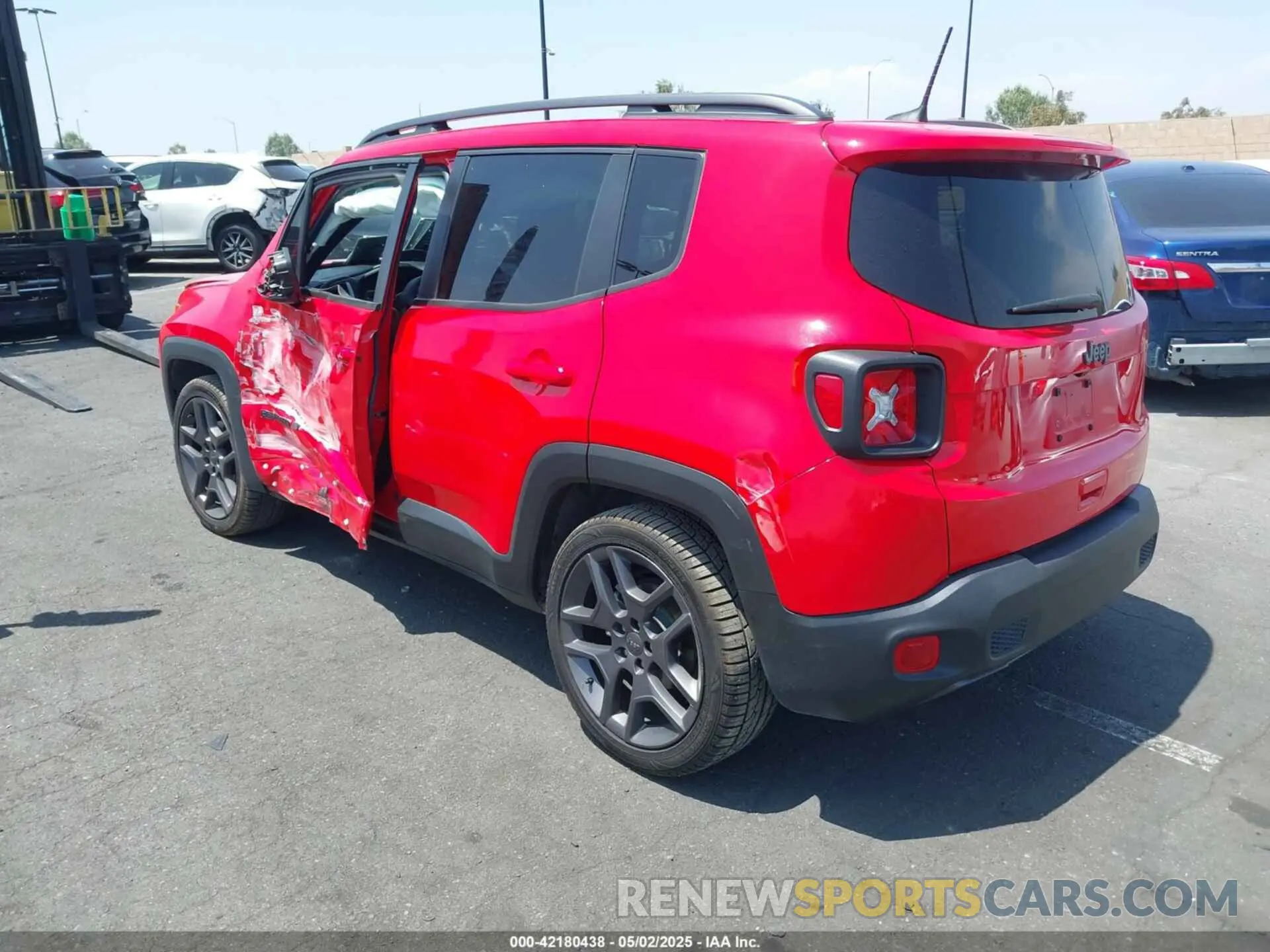 3 Photograph of a damaged car ZACNJCBB4MPM32798 JEEP RENEGADE 2021
