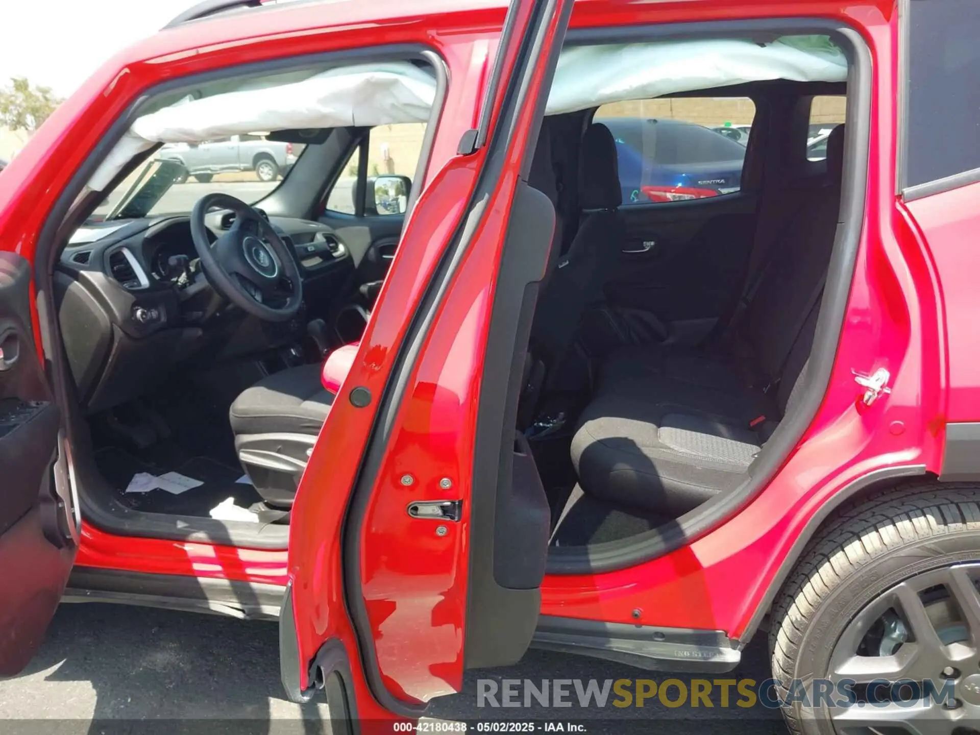 8 Photograph of a damaged car ZACNJCBB4MPM32798 JEEP RENEGADE 2021