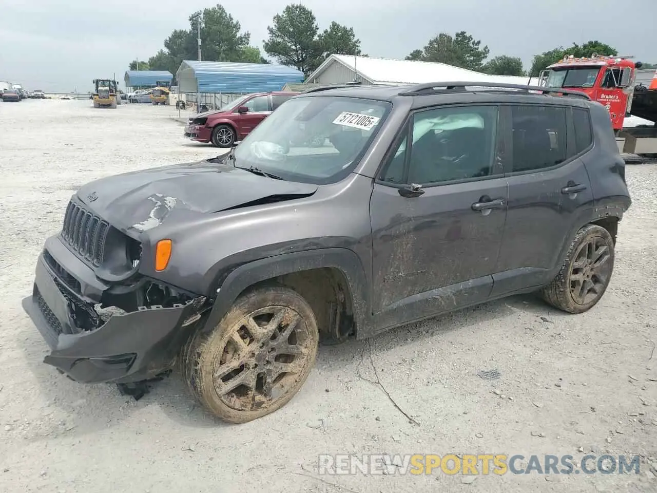 1 Фотография поврежденного автомобиля ZACNJCBB6MPM51174 JEEP RENEGADE 2021