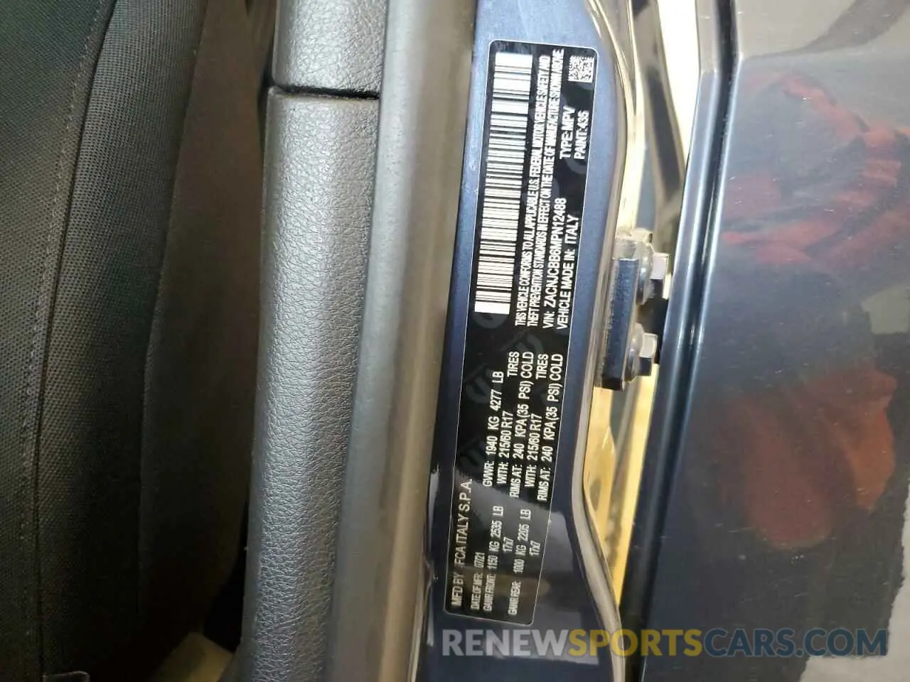 13 Фотография поврежденного автомобиля ZACNJCBB6MPN12488 JEEP RENEGADE 2021