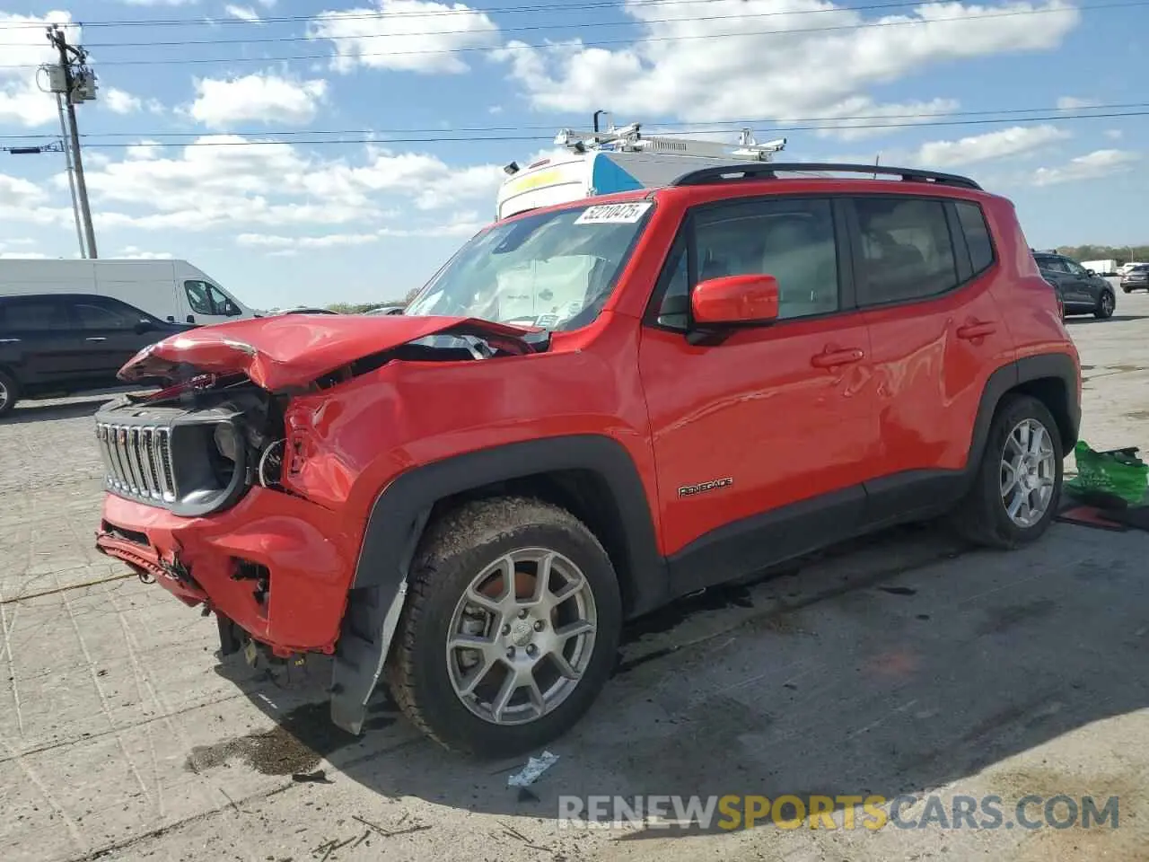 1 Фотография поврежденного автомобиля ZACNJCBB7MPM58036 JEEP RENEGADE 2021