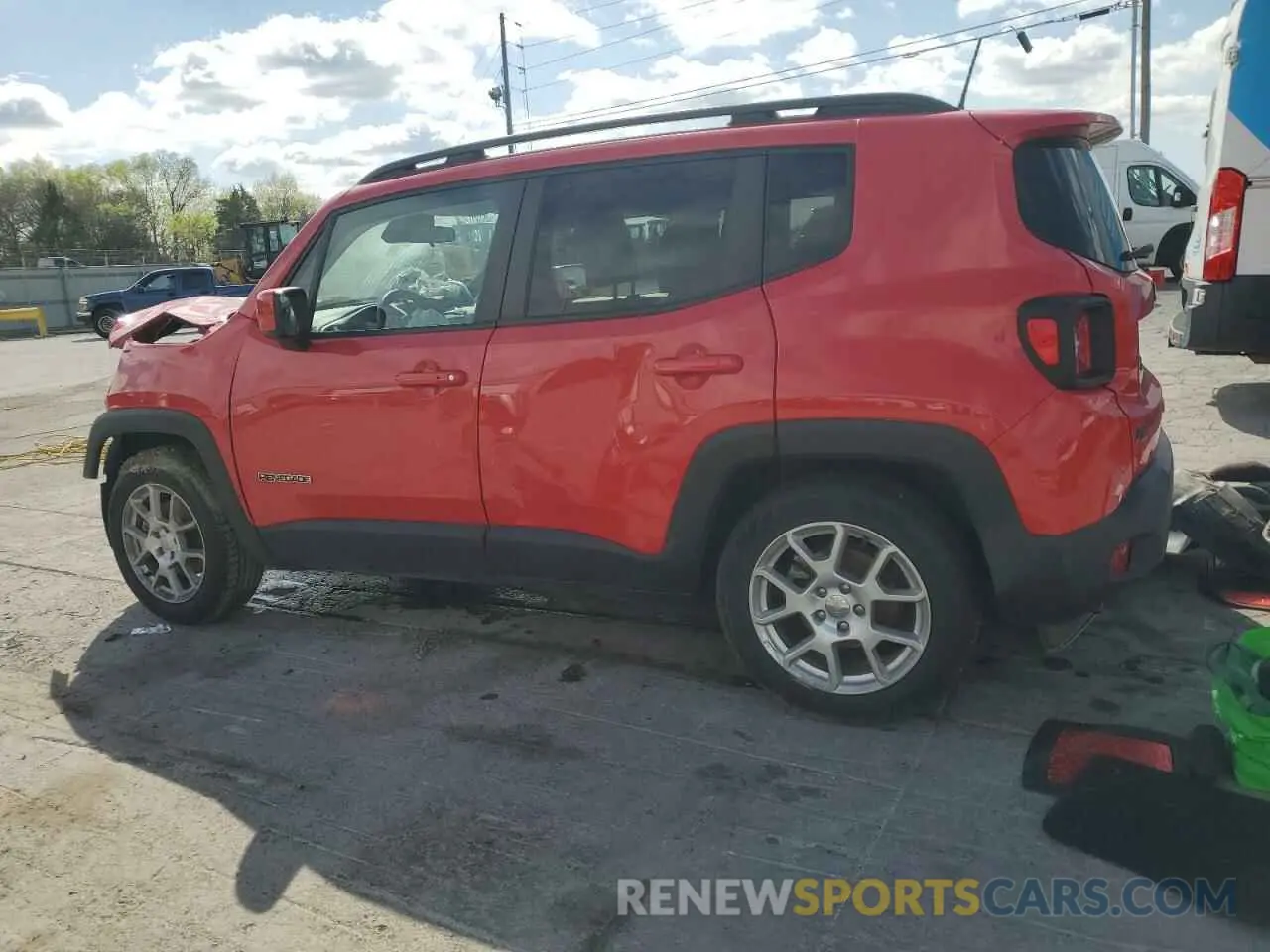 2 Фотография поврежденного автомобиля ZACNJCBB7MPM58036 JEEP RENEGADE 2021
