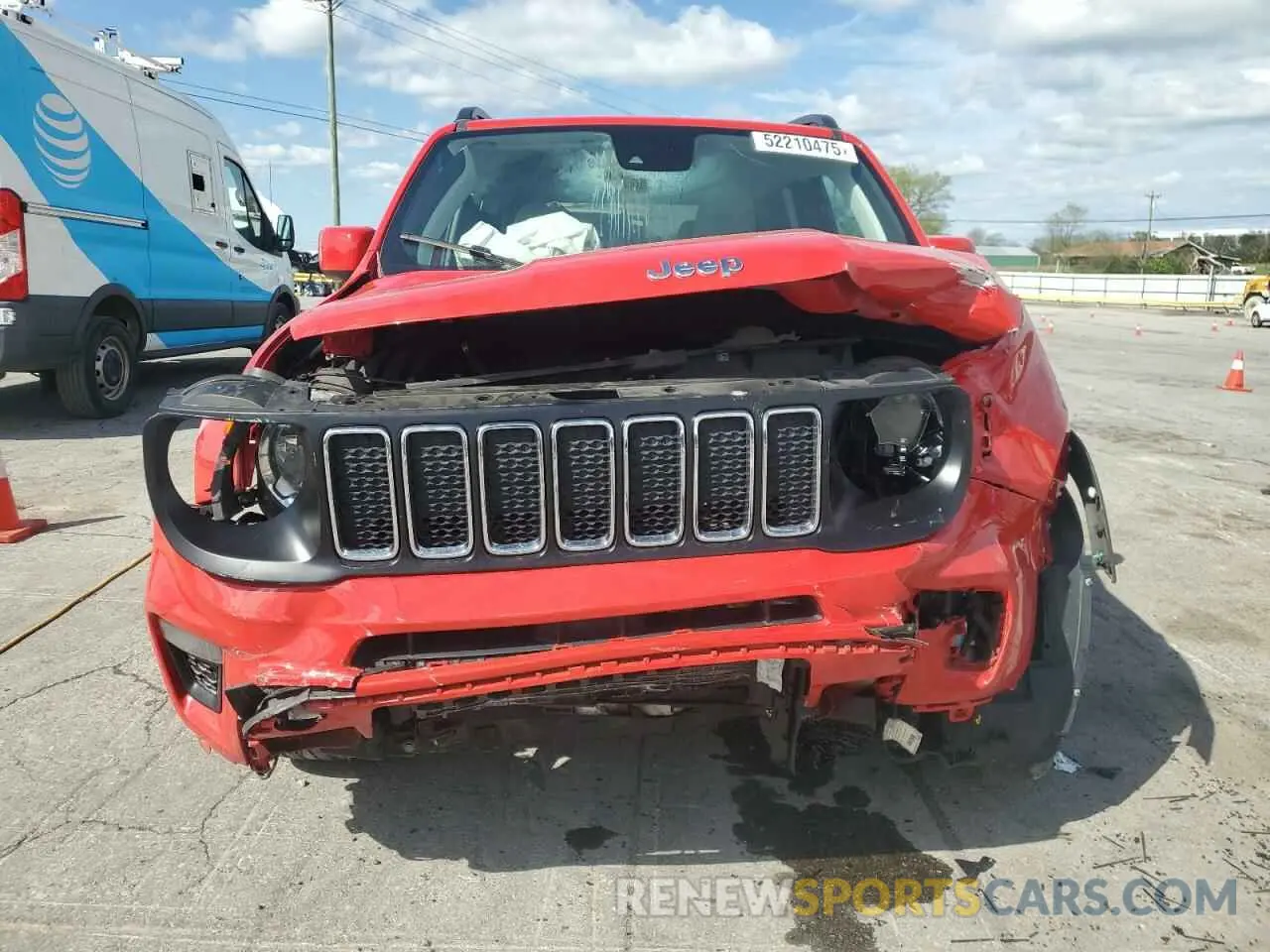 5 Фотография поврежденного автомобиля ZACNJCBB7MPM58036 JEEP RENEGADE 2021