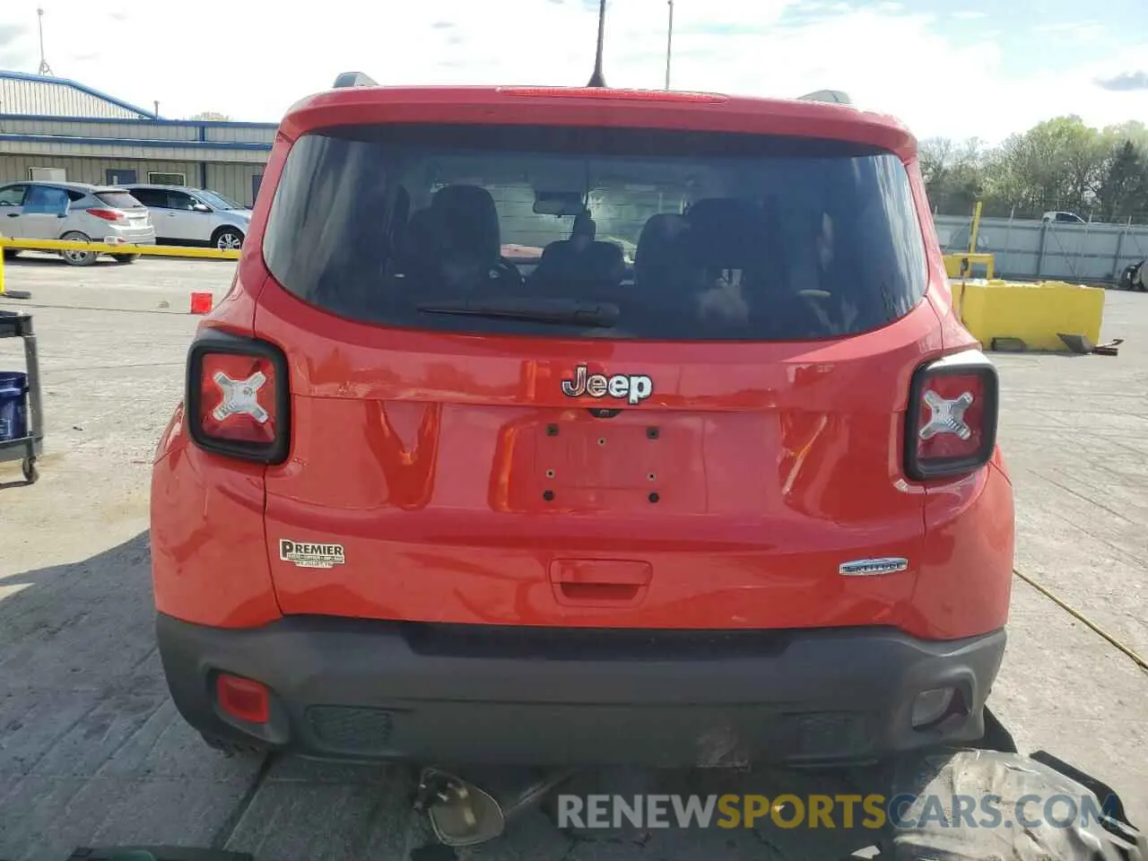 6 Фотография поврежденного автомобиля ZACNJCBB7MPM58036 JEEP RENEGADE 2021