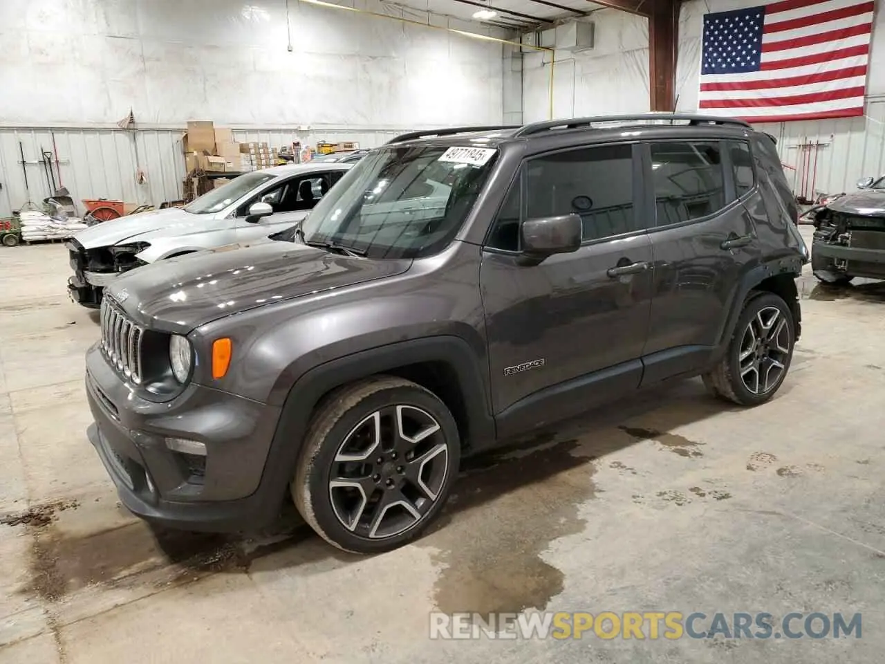 1 Фотография поврежденного автомобиля ZACNJCBB8MPM42959 JEEP RENEGADE 2021