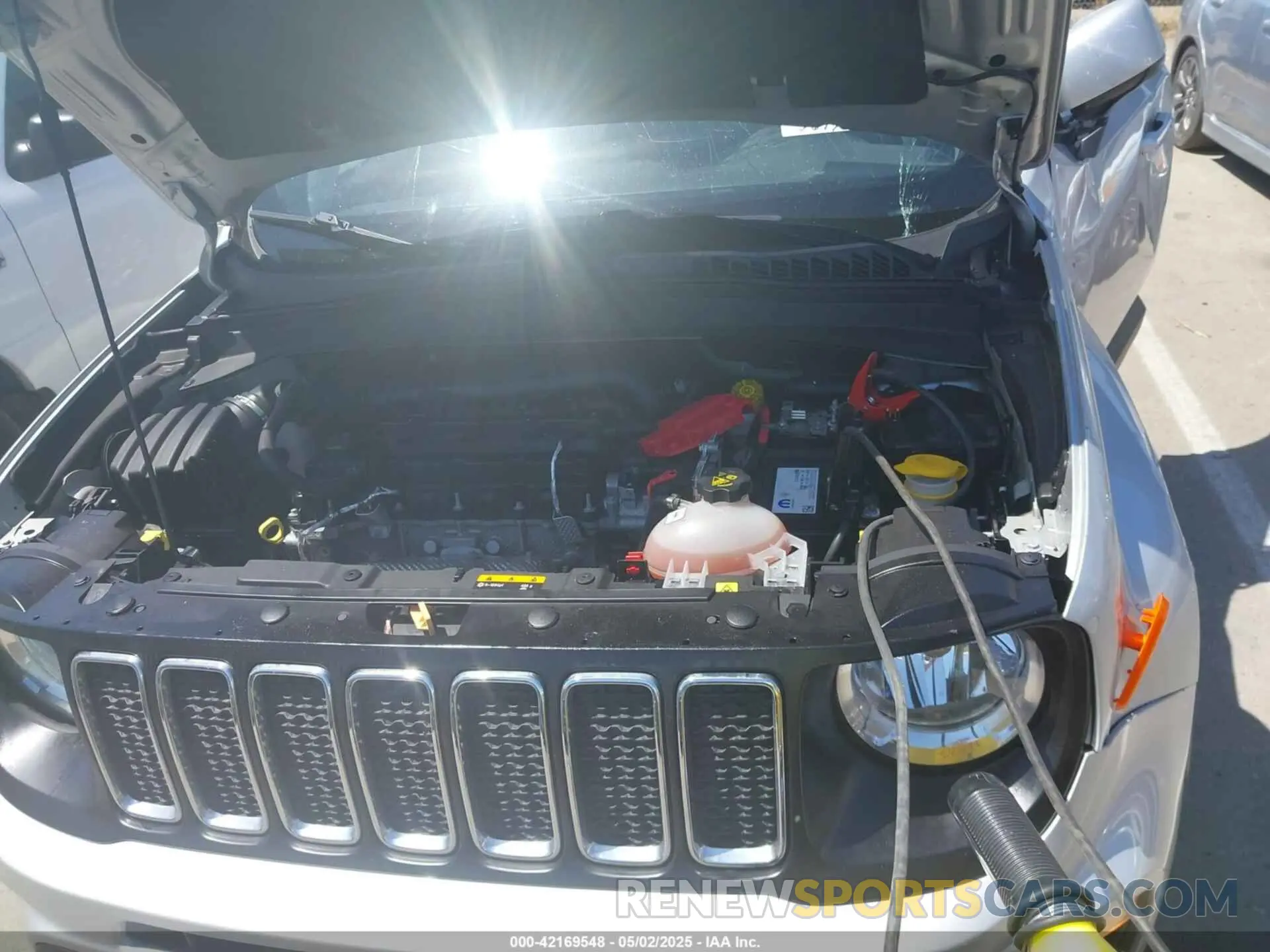 10 Photograph of a damaged car ZACNJCBB8MPN10712 JEEP RENEGADE 2021