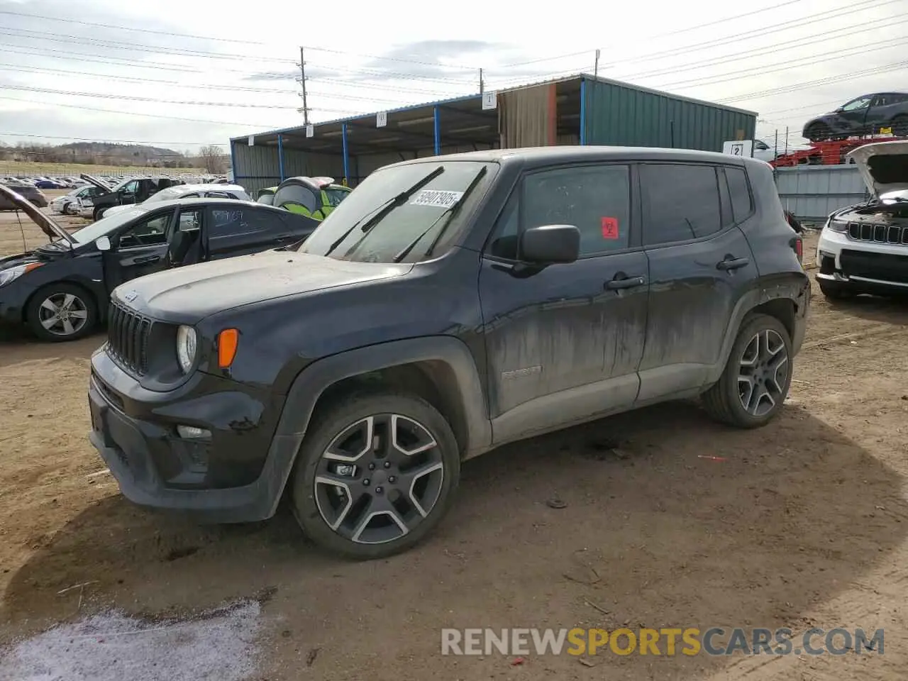 1 Фотография поврежденного автомобиля ZACNJDAB0MPM39206 JEEP RENEGADE 2021