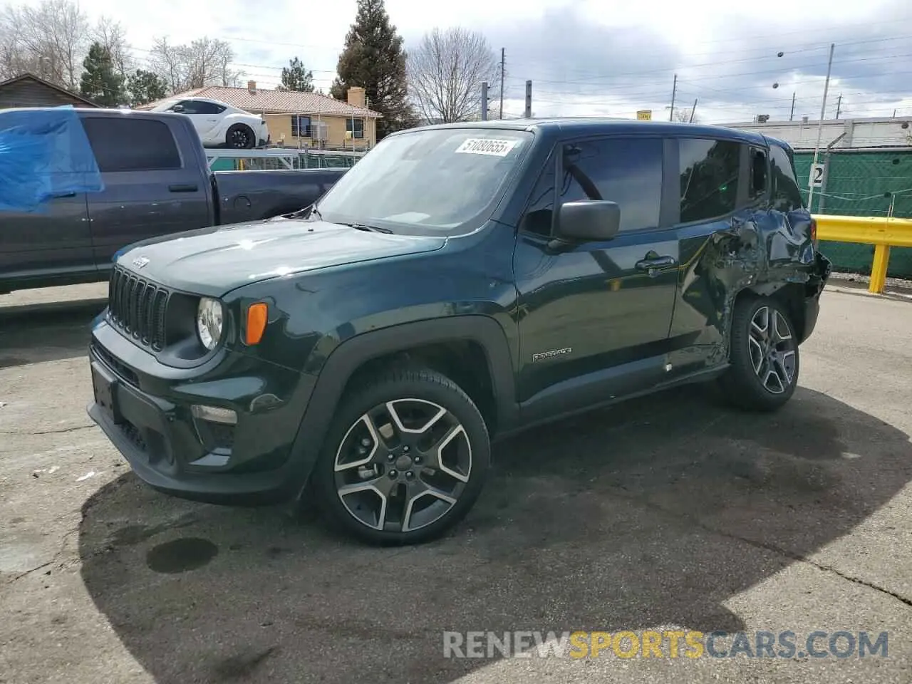 1 Фотография поврежденного автомобиля ZACNJDAB1MPM46410 JEEP RENEGADE 2021