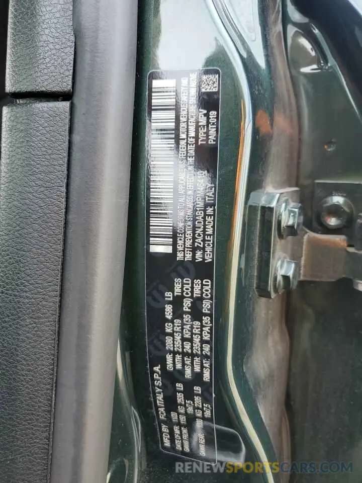13 Фотография поврежденного автомобиля ZACNJDAB1MPM46410 JEEP RENEGADE 2021