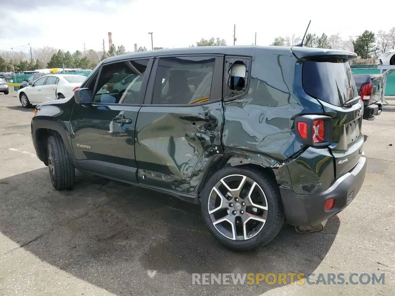 2 Фотография поврежденного автомобиля ZACNJDAB1MPM46410 JEEP RENEGADE 2021