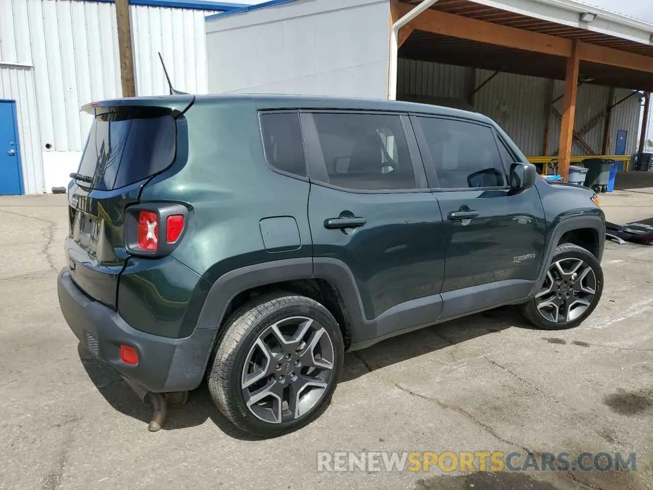 3 Фотография поврежденного автомобиля ZACNJDAB1MPM46410 JEEP RENEGADE 2021