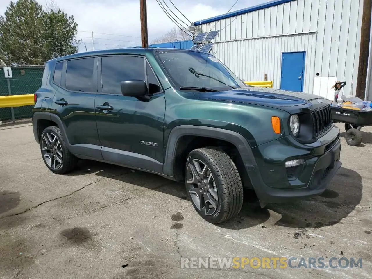 4 Фотография поврежденного автомобиля ZACNJDAB1MPM46410 JEEP RENEGADE 2021