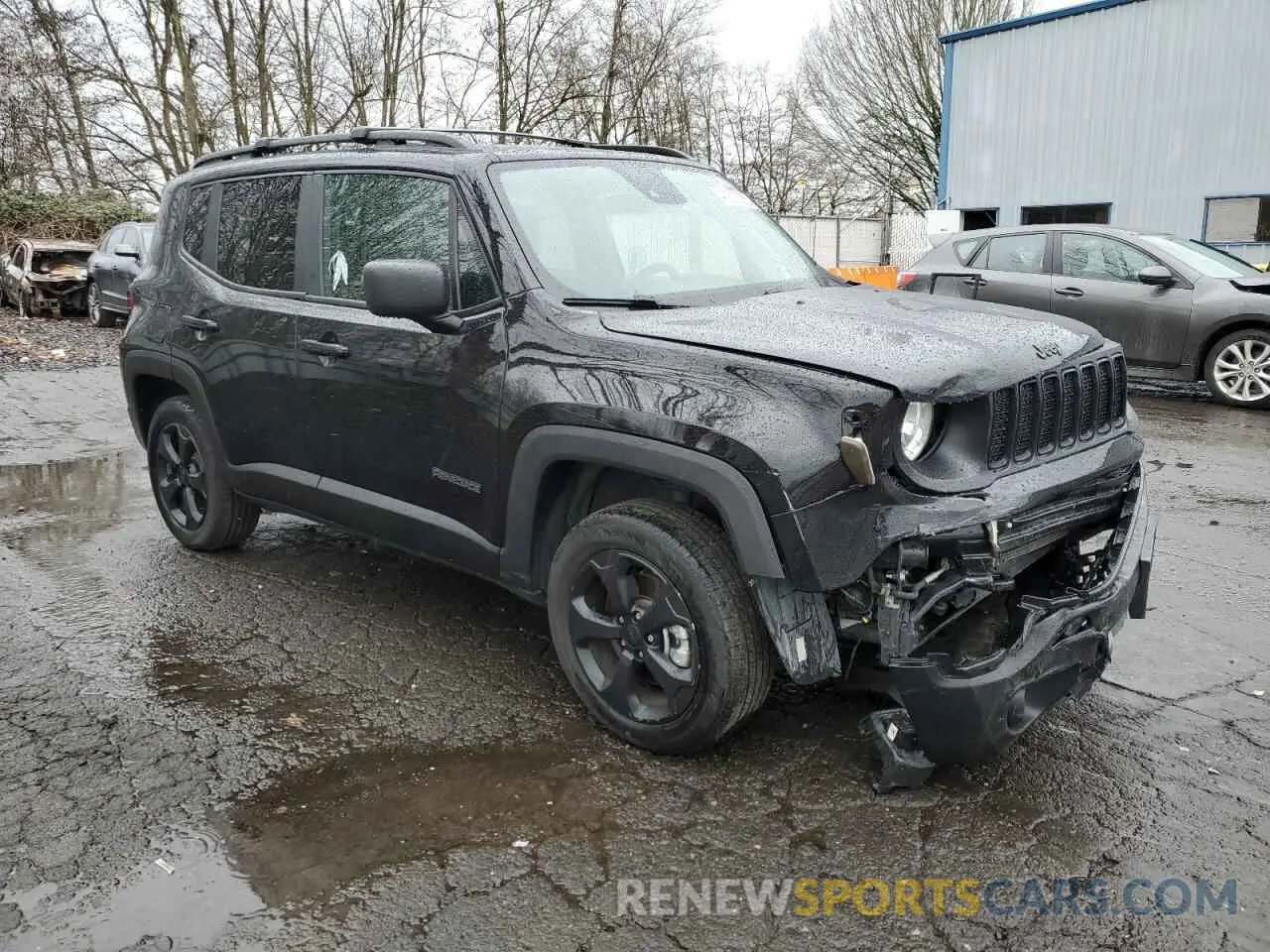 4 Photograph of a damaged car ZACNJDAB1MPM96241 JEEP RENEGADE 2021