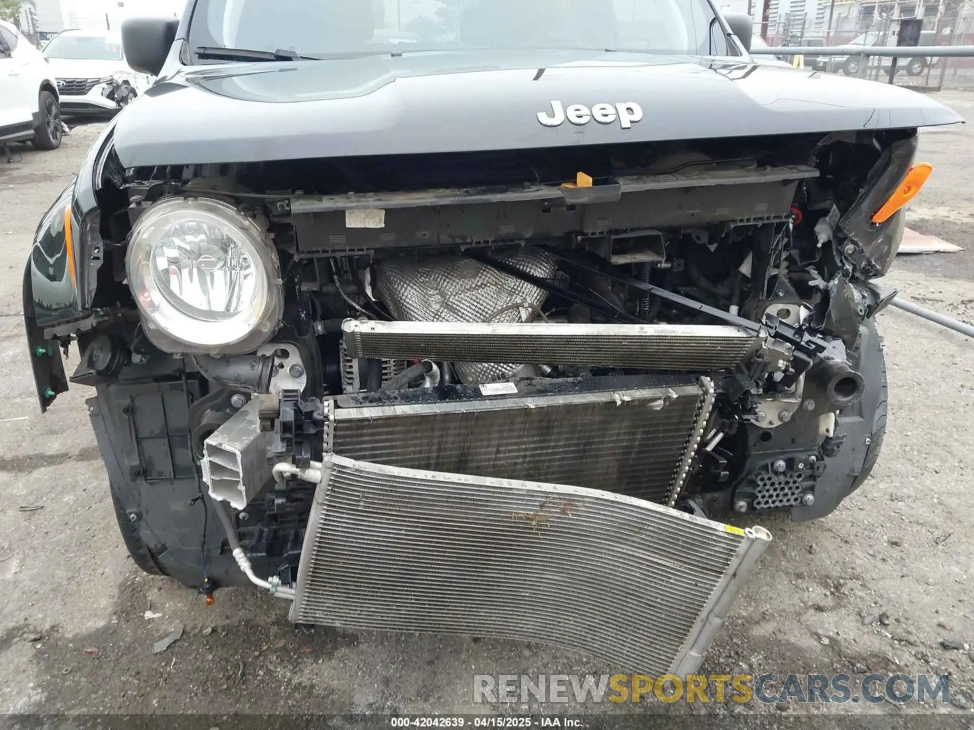 6 Photograph of a damaged car ZACNJDAB1MPN08338 JEEP RENEGADE 2021