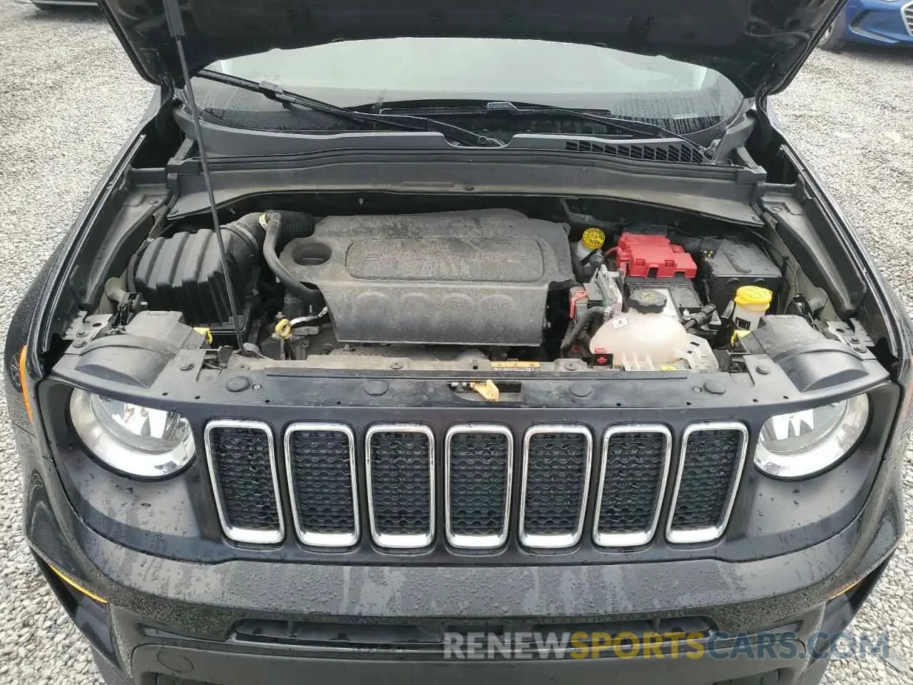 12 Photograph of a damaged car ZACNJDAB4MPM38964 JEEP RENEGADE 2021