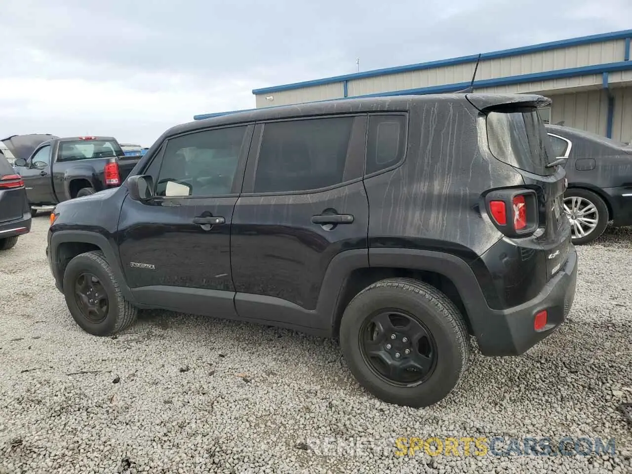 2 Photograph of a damaged car ZACNJDAB4MPM38964 JEEP RENEGADE 2021