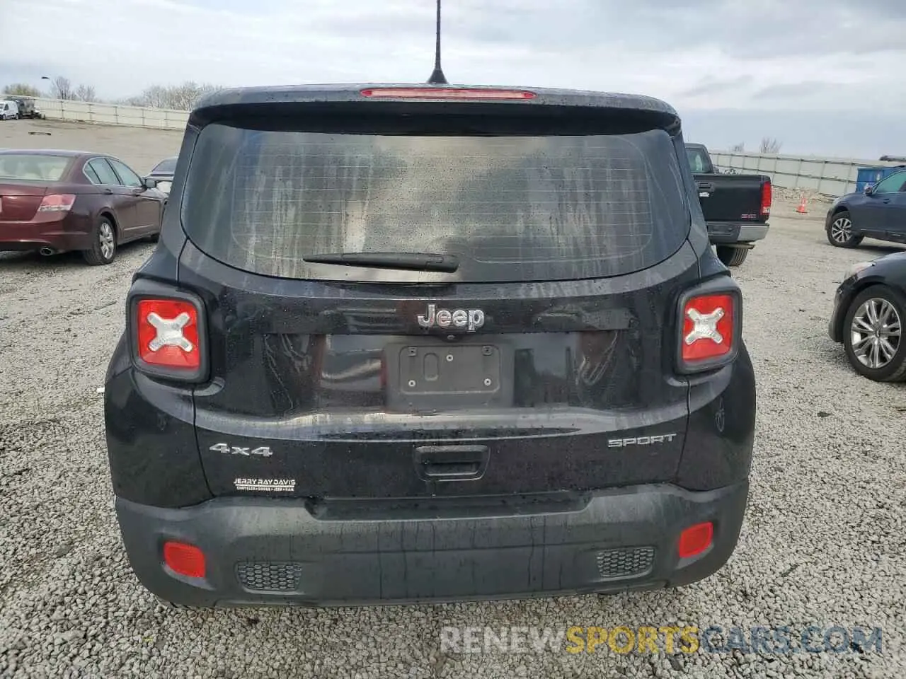 6 Photograph of a damaged car ZACNJDAB4MPM38964 JEEP RENEGADE 2021