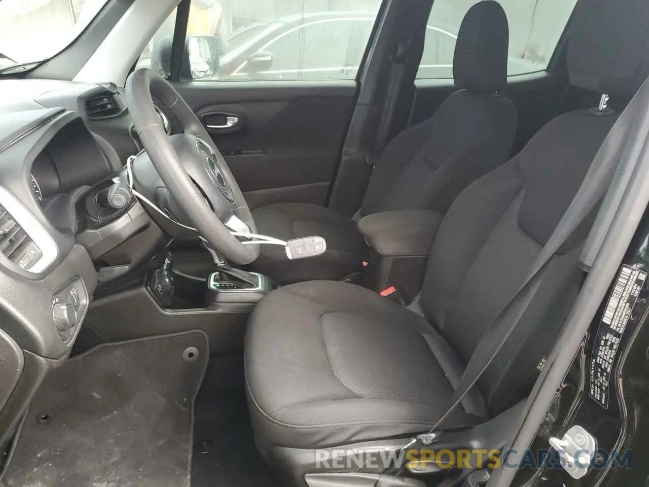 7 Photograph of a damaged car ZACNJDAB4MPM38964 JEEP RENEGADE 2021