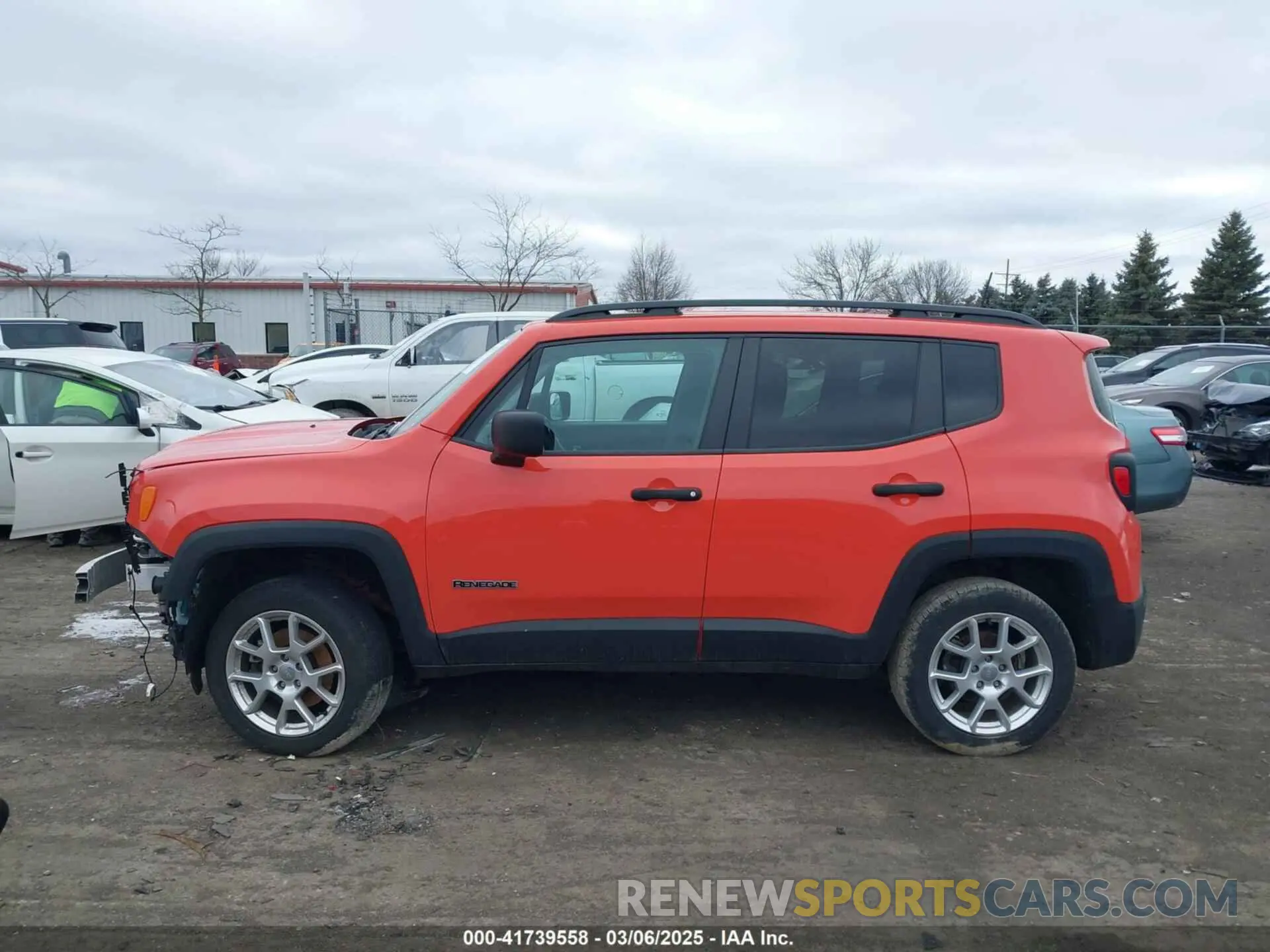 14 Photograph of a damaged car ZACNJDAB4MPN34528 JEEP RENEGADE 2021