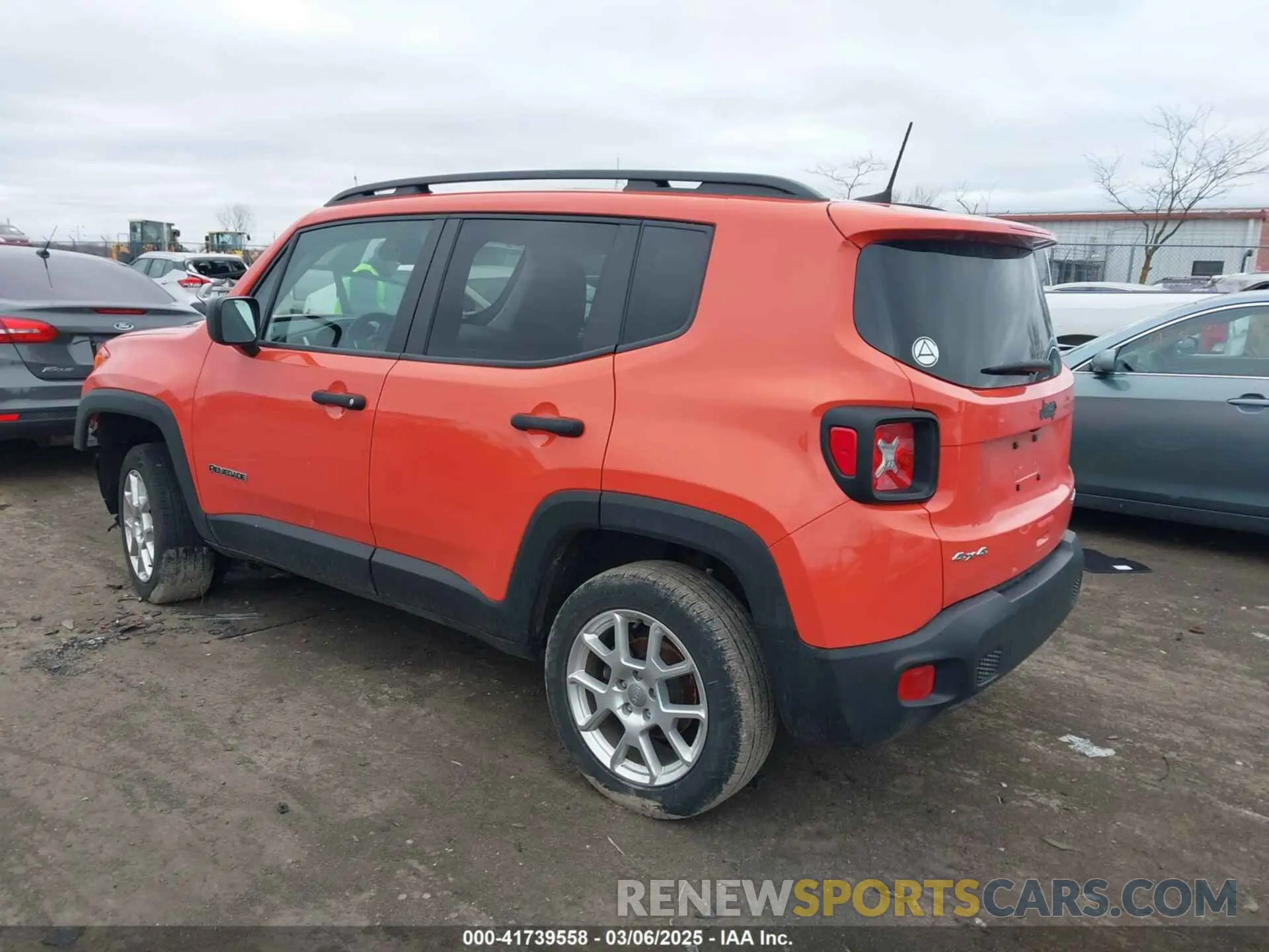 3 Photograph of a damaged car ZACNJDAB4MPN34528 JEEP RENEGADE 2021