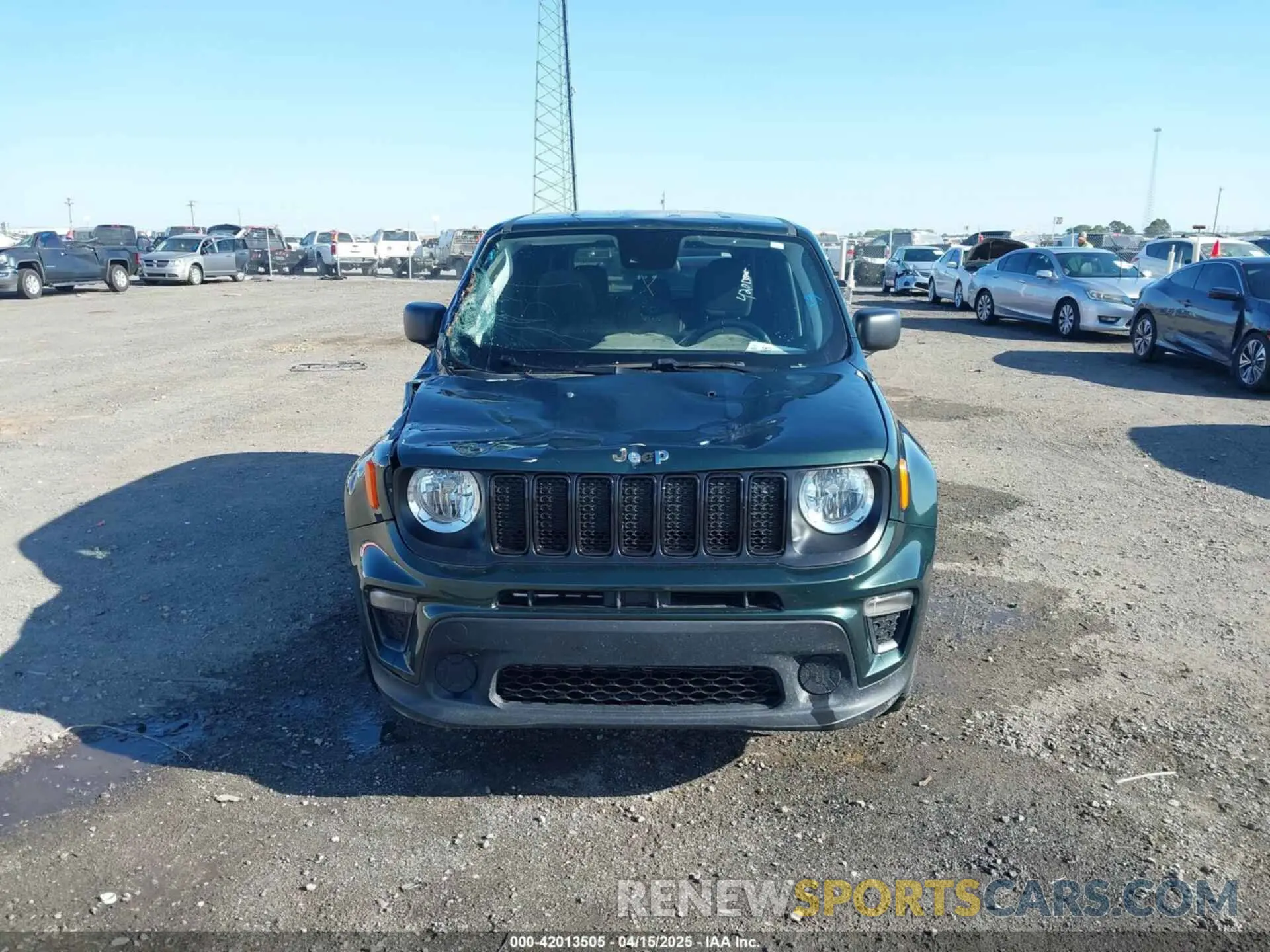 12 Фотография поврежденного автомобиля ZACNJDAB6MPM42885 JEEP RENEGADE 2021