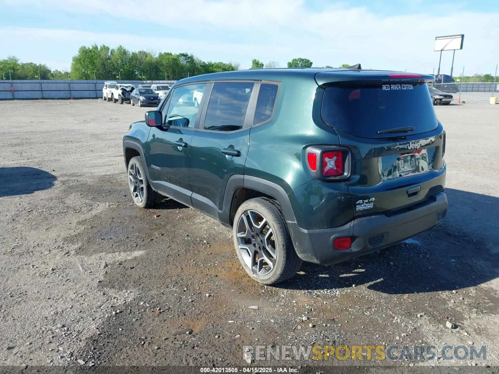 3 Фотография поврежденного автомобиля ZACNJDAB6MPM42885 JEEP RENEGADE 2021
