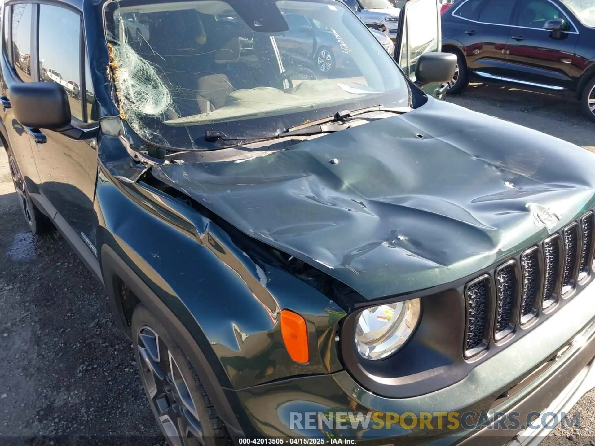 6 Фотография поврежденного автомобиля ZACNJDAB6MPM42885 JEEP RENEGADE 2021