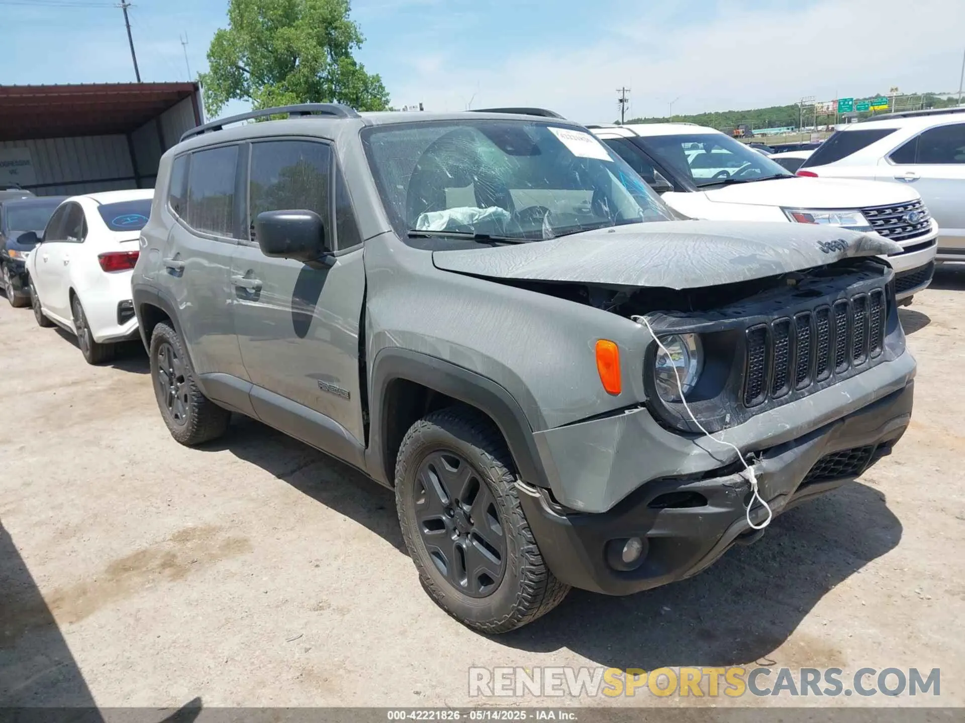 1 Фотография поврежденного автомобиля ZACNJDAB6MPM54762 JEEP RENEGADE 2021