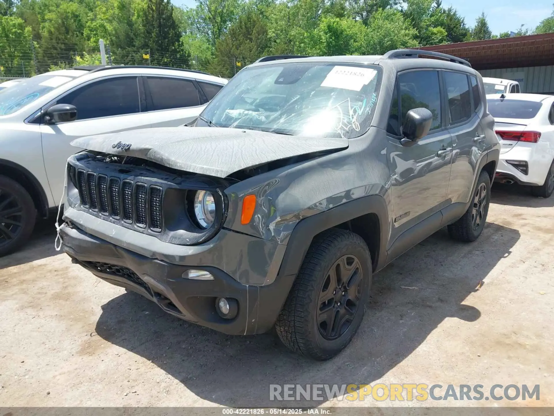 2 Фотография поврежденного автомобиля ZACNJDAB6MPM54762 JEEP RENEGADE 2021