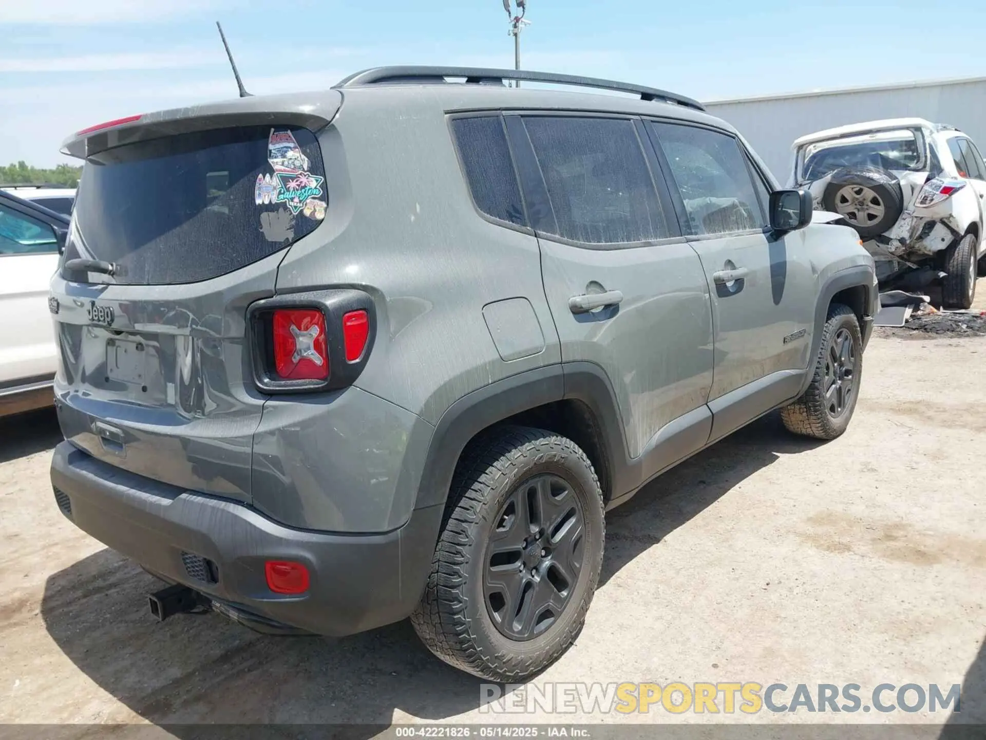 4 Фотография поврежденного автомобиля ZACNJDAB6MPM54762 JEEP RENEGADE 2021
